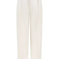 льняные брюки со складками