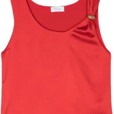 Креповая блузка без рукавов Креповая блузка без рукавов