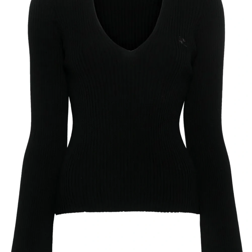 Джемпер в рубчик с логотипом