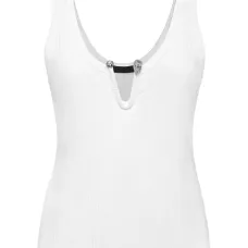 Декорированный топ без рукавов