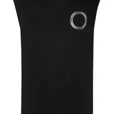 Топ с круглым вырезом и логотипом