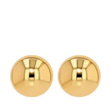 Серьги Dome из желтого золота