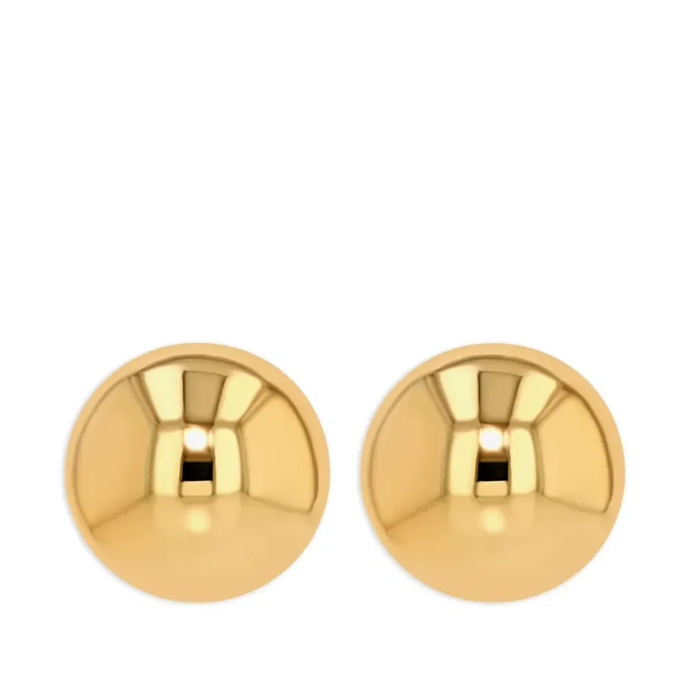Серьги Dome из желтого золота