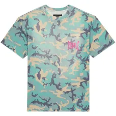 Футболка с вышитым логотипом и графичным принтом