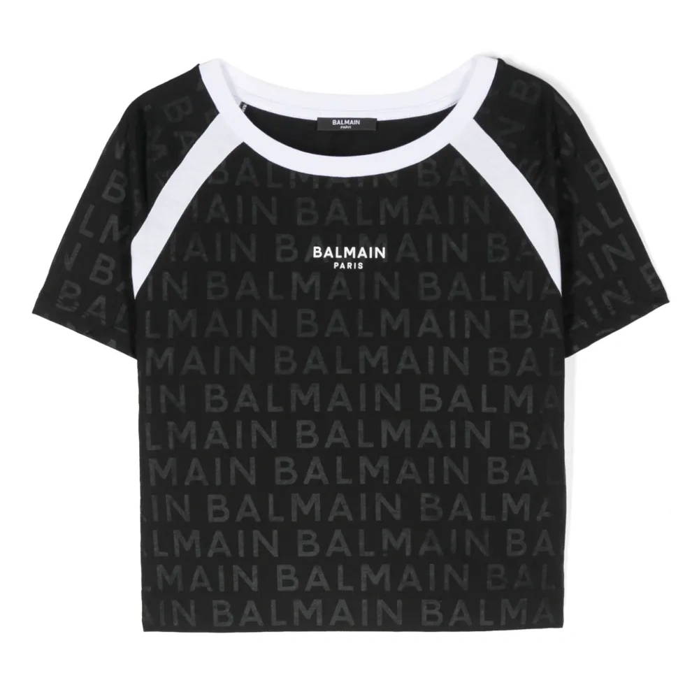 Футболка в стиле колор-блок с логотипом