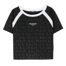 Футболка в стиле колор-блок с логотипом