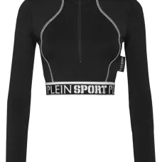 Укороченный топ с логотипом