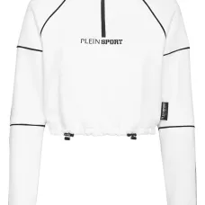 Укороченная толстовка с логотипом