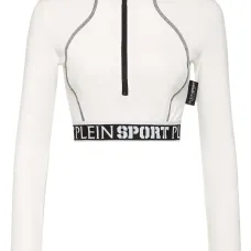 Укороченный топ с логотипом