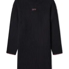 Платье Off Stamp в рубчик