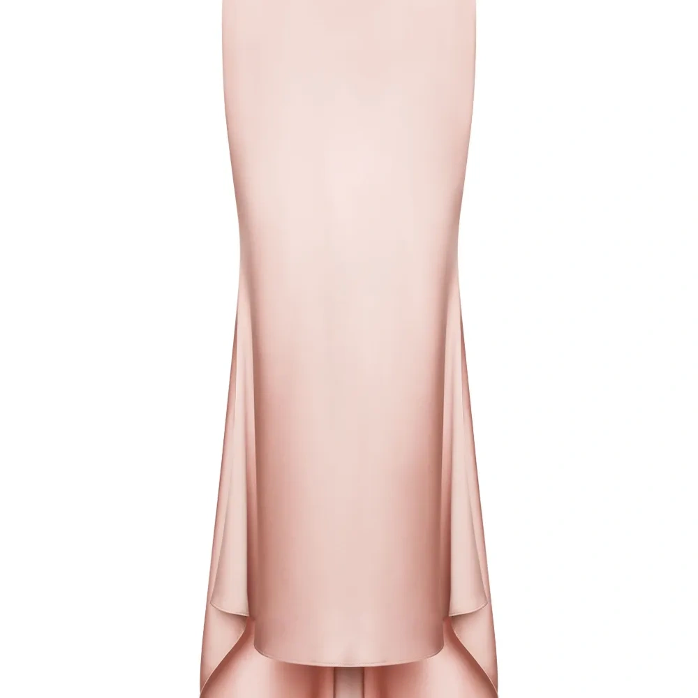 Юбка макси асимметричного кроя