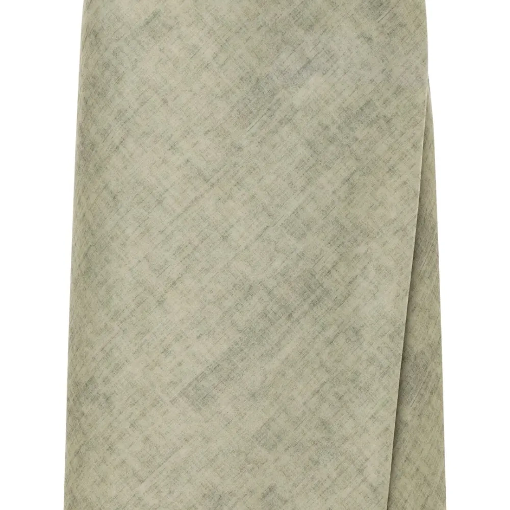 Юбка А-силуэта с запахом