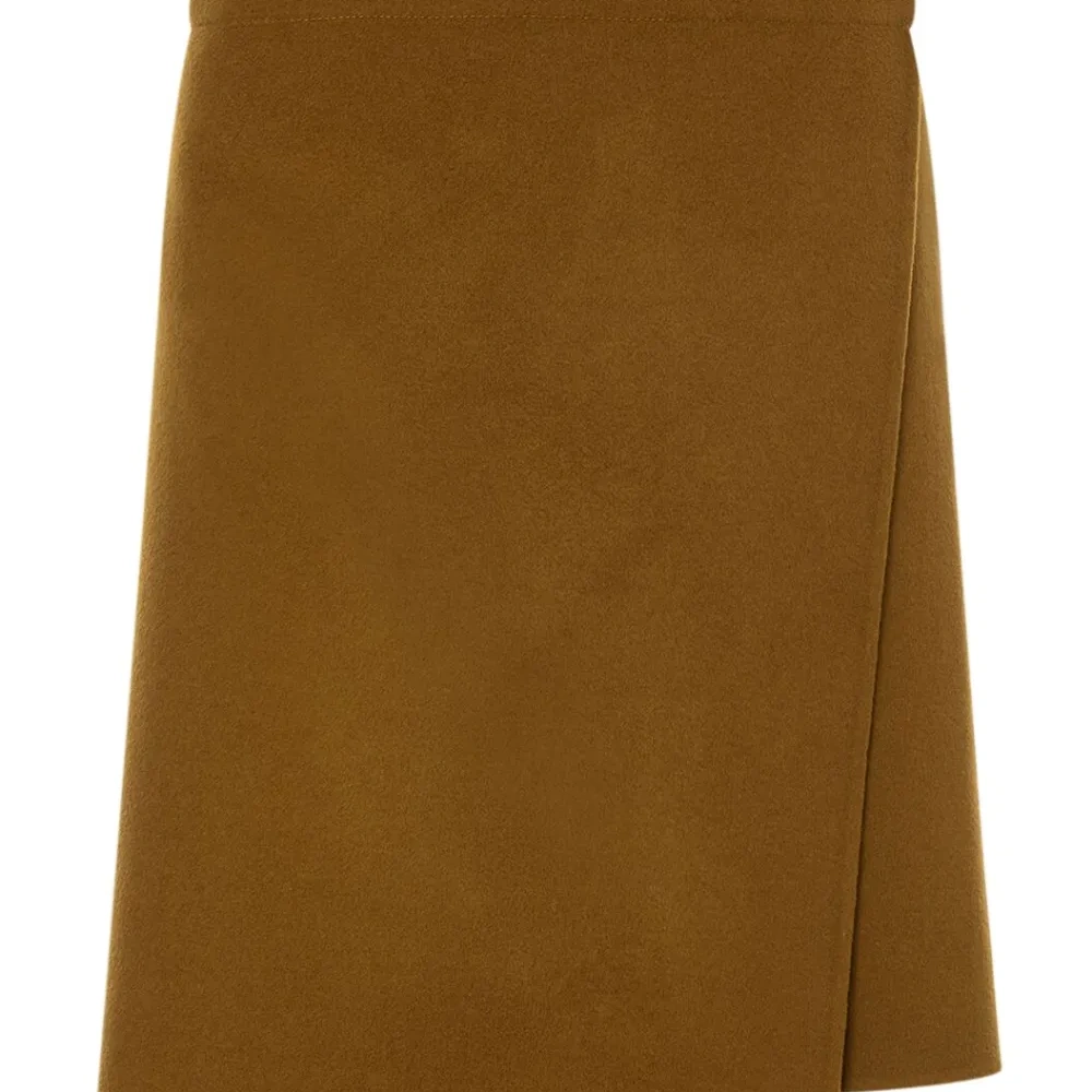 Юбка А-силуэта с запахом