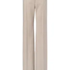 Брюки прямого кроя с защипами