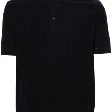 Рубашка поло в рубчик