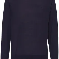 Джемпер тонкой вязки с круглым вырезом