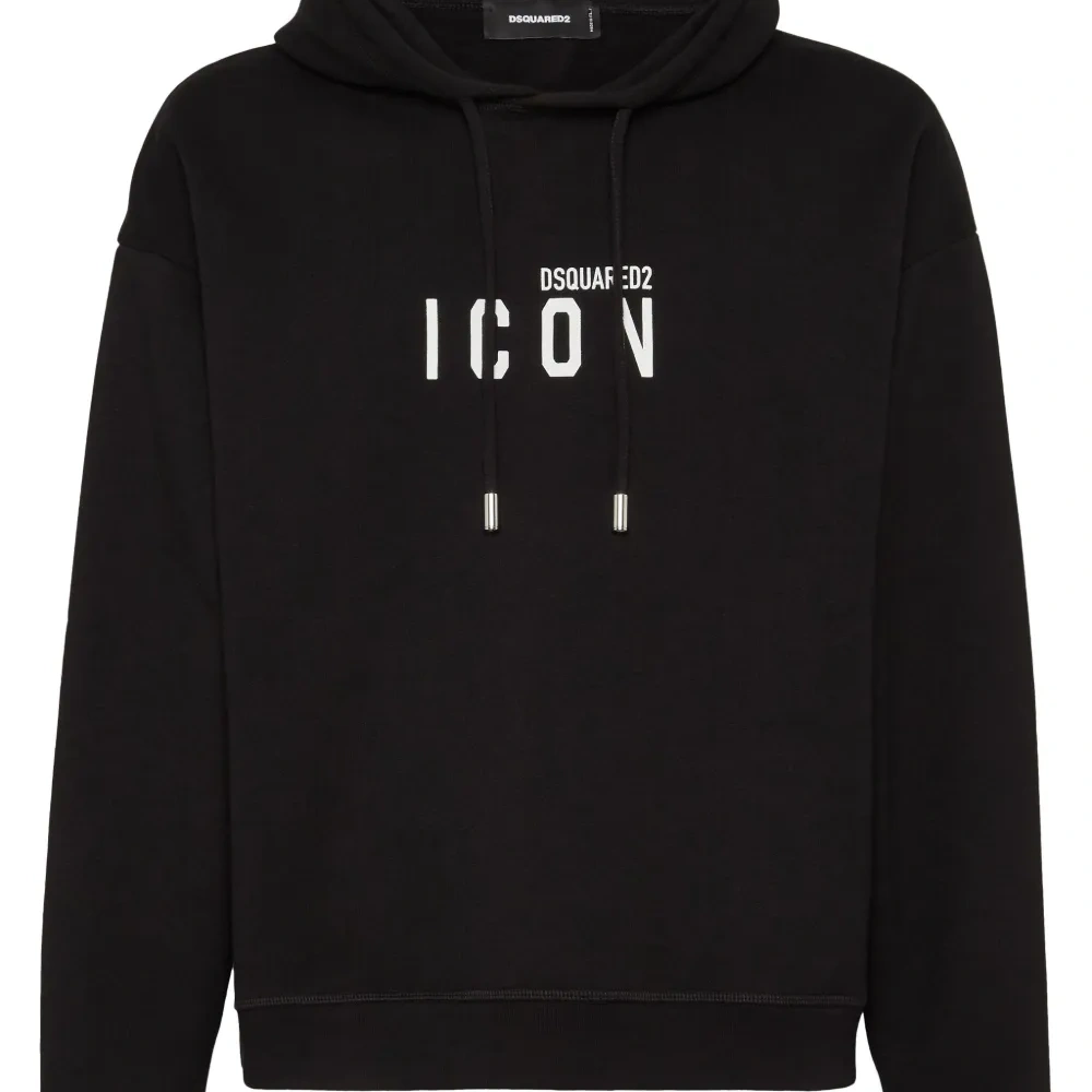 Худи с кулиской и принтом Icon