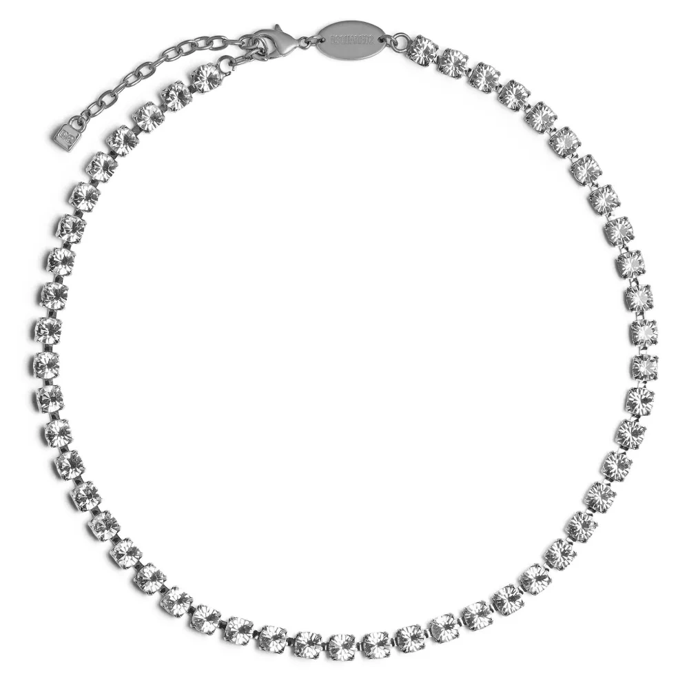 Колье с кристаллами