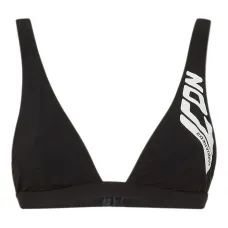 Бюстгальтер с треугольными чашками и логотипом