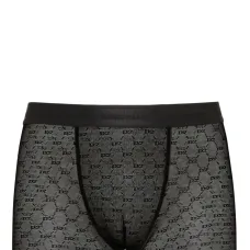 Сетчатые боксеры с жаккардовым логотипом