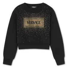 Толстовка с кристаллами и логотипом