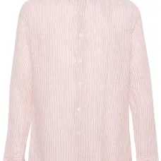 Льняная рубашка в полоску Льняная рубашка в полоску