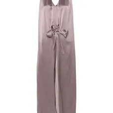 Атласное платье макси