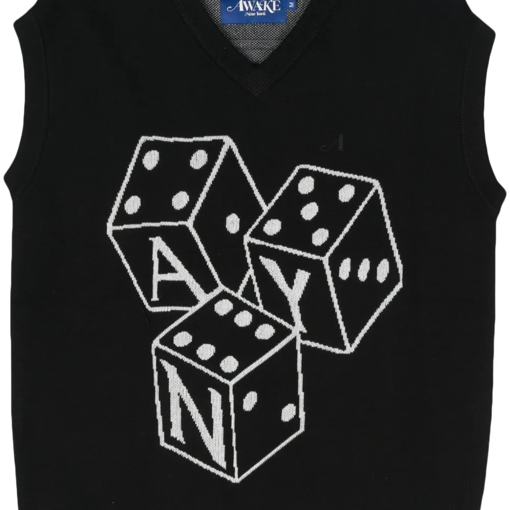 Жилет Dice с жаккардовым логотипом