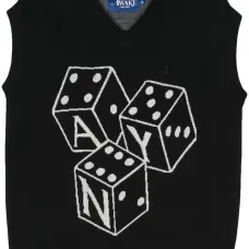 Жилет Dice с жаккардовым логотипом Жилет Dice с жаккардовым логотипом