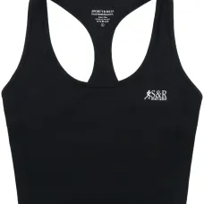 Укороченный топ с логотипом Укороченный топ с логотипом