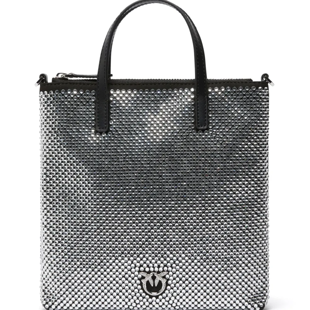 Сумка-тоут размера мини со стразами