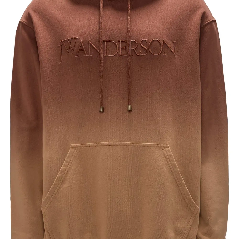 Худи с эффектом градиента и вышитым логотипом