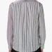 Рубашка в полоску со вставками