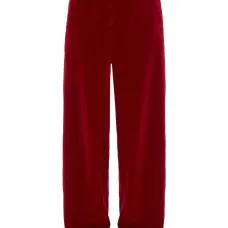 Широкие брюки средней посадки