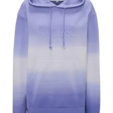 Худи с вышитым логотипом и эффектом градиента