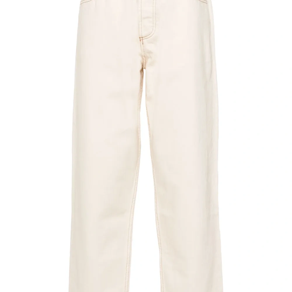 Джинсы с нашивкой-логотипом