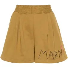 Спортивные шорты с вышитым логотипом