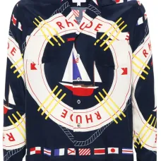 Шелковая рубашка Flag Sail