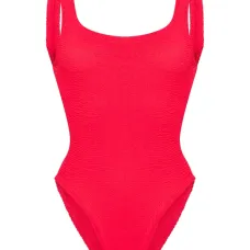 Фактурный купальник с вырезом на спине Фактурный купальник с вырезом на спине