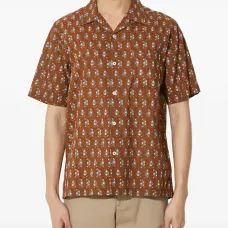 Рубашка с короткими рукавами и принтом пейсли