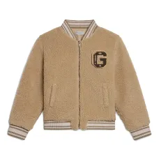 Бомбер с нашивкой-логотипом