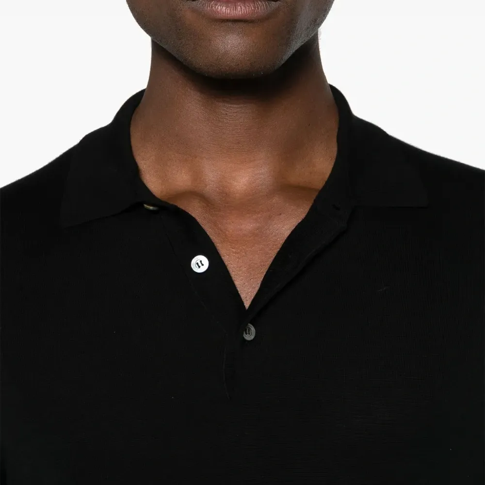 Рубашка поло тонкой вязки