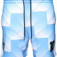 Шорты Soccer с кулиской и геометричным принтом