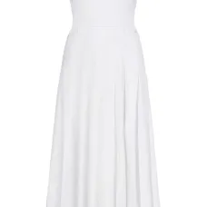 Платье миди без бретелей