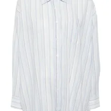 Полосатая рубашка на пуговицах