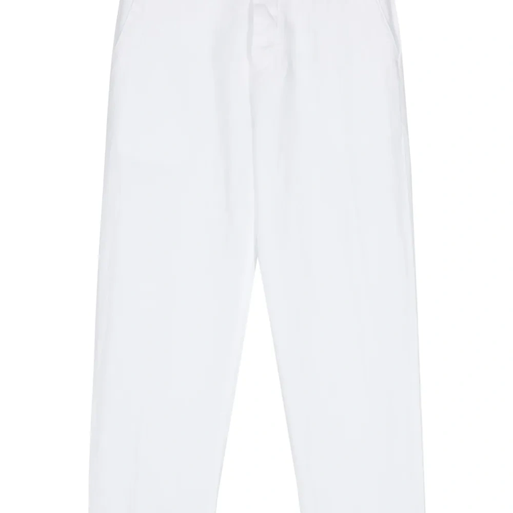 Зауженные твиловые брюки