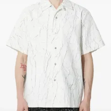 Рубашка с короткими рукавами и принтом