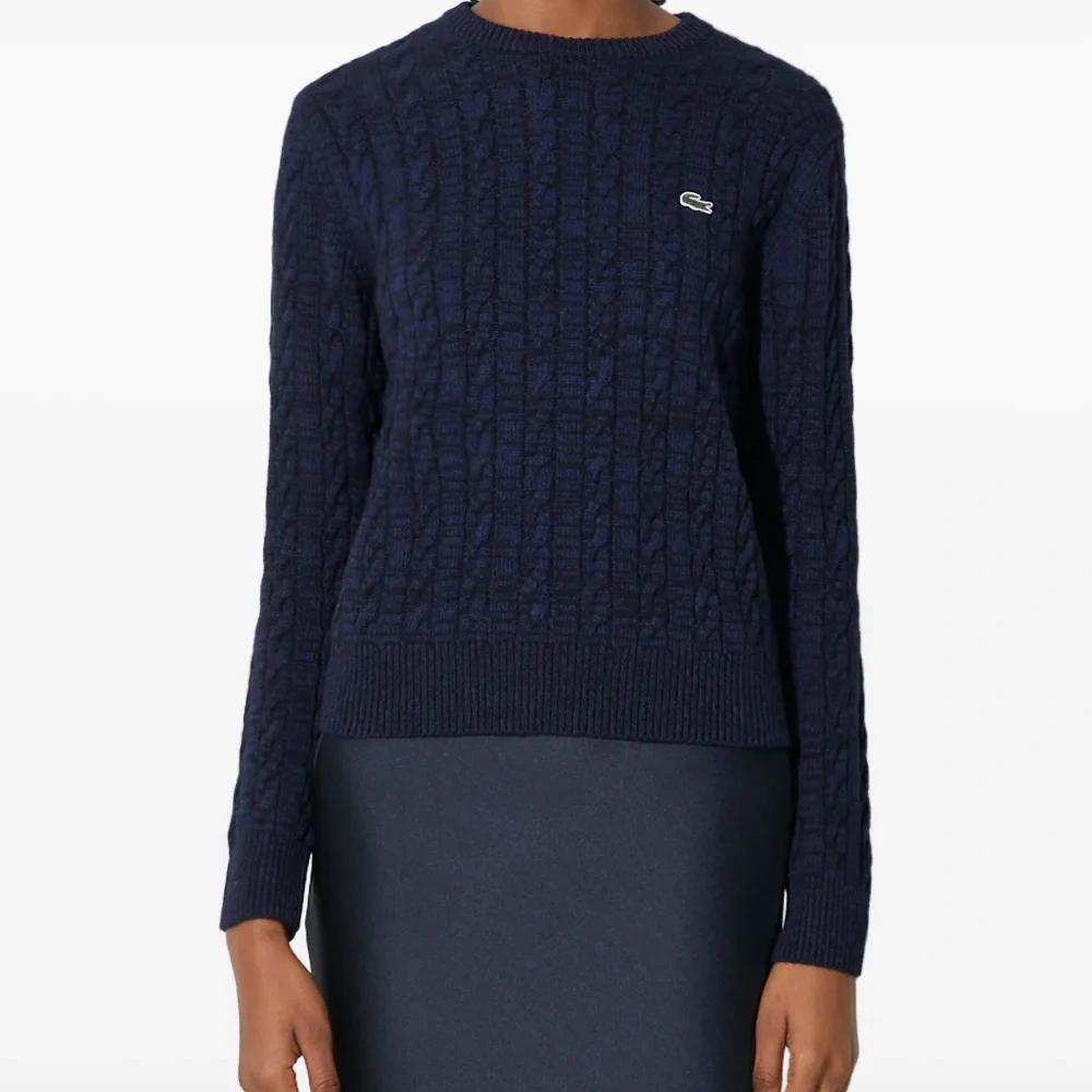 Свитер фактурной вязки с логотипом Свитер фактурной вязки с логотипом