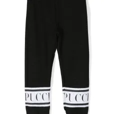 Спортивные брюки в рубчик с логотипом