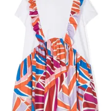 Платье с геометричным принтом